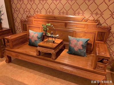 缅甸花梨财源滚滚十一件套沙发 红木家具中的典雅与富贵象征